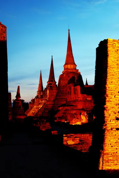 WAT prasisanpeth tapınak Tayland. — Stok fotoğraf