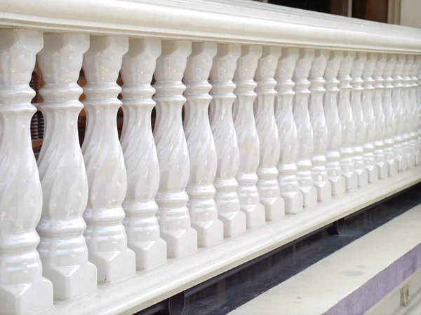 White balustrade . — Stock Photo, Image