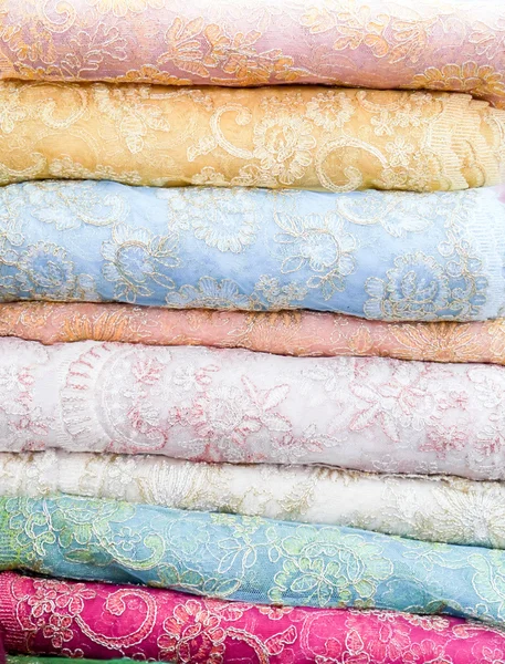 Colorful fabric . — Stock Photo, Image