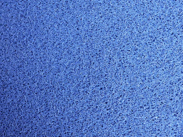 Modrý dveřní rohože . — Stock fotografie