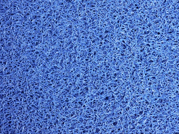 Blaue Fußmatte . — Stockfoto