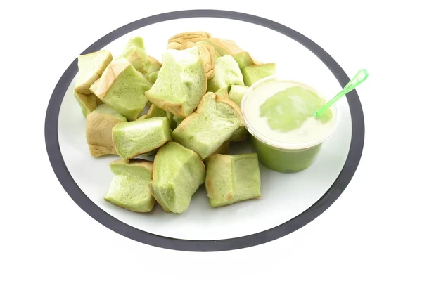 Ei Pandan custard . — Stockfoto