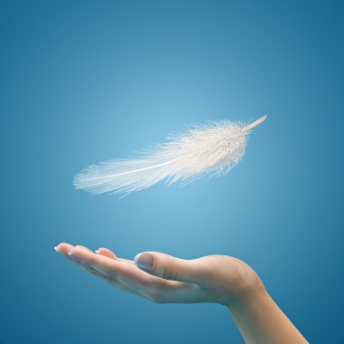 Easy feather in the air clipart