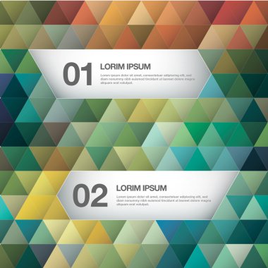 modern iş arka plan üçgen stil vektör çizim.