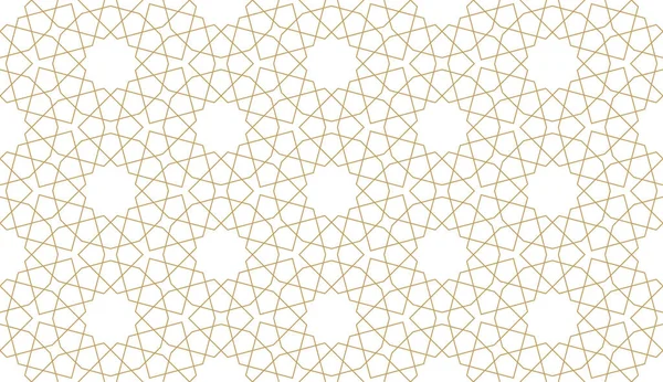 Bezproblémový geometrický vzor v autentickém arabském stylu. — Stockový vektor