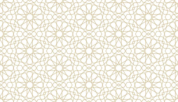 Bezproblémový geometrický vzor v autentickém arabském stylu. — Stockový vektor