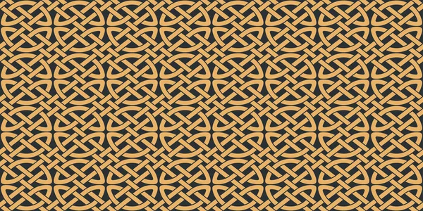Seamless Texture Celtic Style Original Ethnic Ornament Geometric Design — Stock Vector