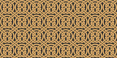 Kusursuz doku Kelt stili. Orijinal etnik süs. Geometrik tasarım