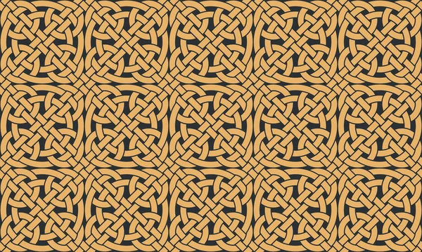 Seamless Texture Celtic Style Original Ethnic Ornament Geometric Design — Stock Vector