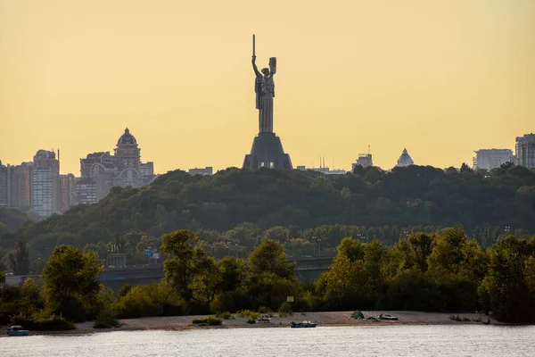 Pátria Pechersk Uma Das Principais Atrações Kiev Ucrânia — Fotografia de Stock