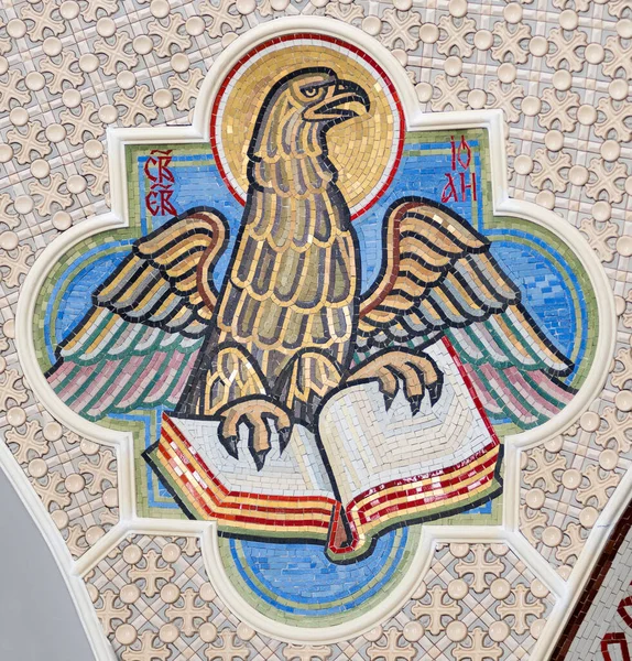Örnen Evangeliets Symbol För Aposteln Johannes Teologen — Stockfoto