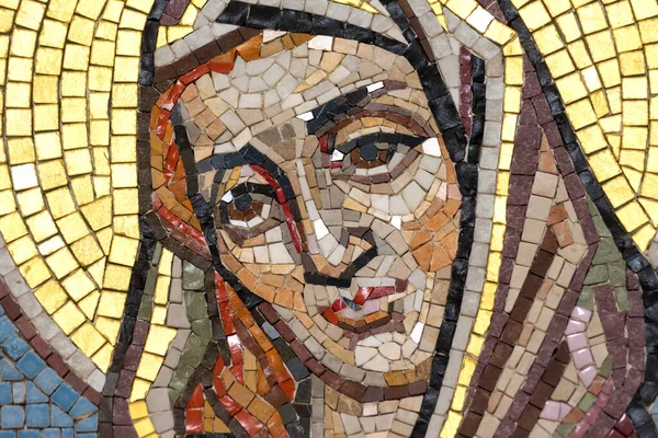 Icona Mosaica Santa Xenia Romana — Foto Stock