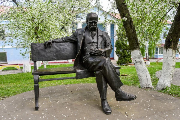 Monumento Poeta Ucraniano Mais Famoso Escritor Taras Shevchenko Kiev — Fotografia de Stock