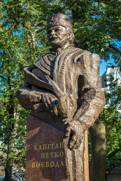 Monumento Herói Nacional Bulgária Petko Voevoda Kiev — Fotografia de Stock
