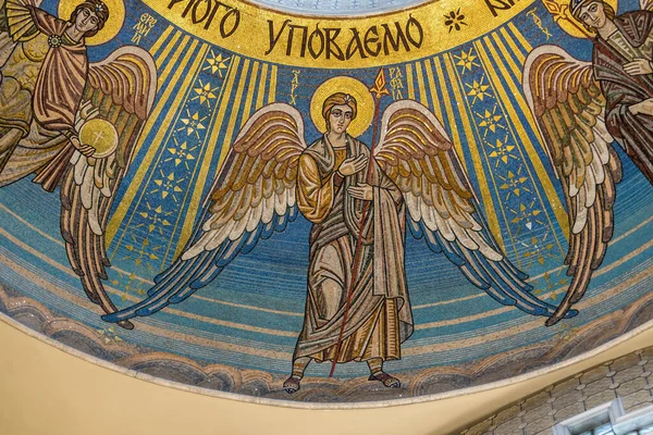 Mosaico Icona San Arcangelo Raffaello — Foto Stock
