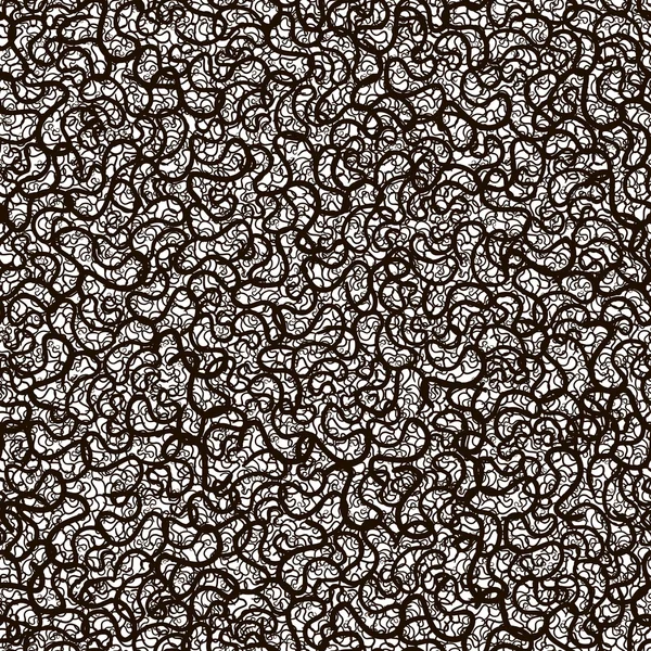 Motif de texture ondulé sans couture dessiné à la main — Image vectorielle