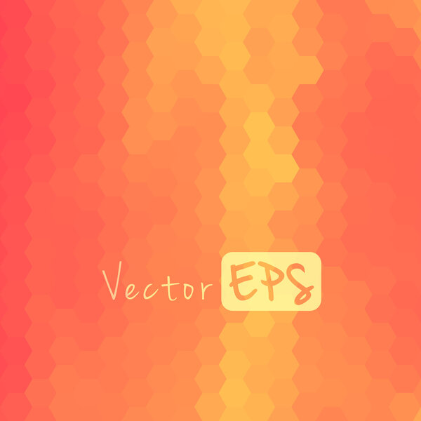 Цифровой шестигранный пиксельный мозаичный фон
