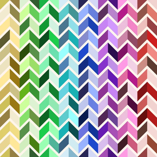 Motif géométrique sans couture, mosaïque colorée — Image vectorielle