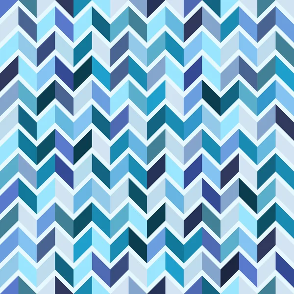 Бесшовный геометрический узор, голубая мозаика — стоковый вектор