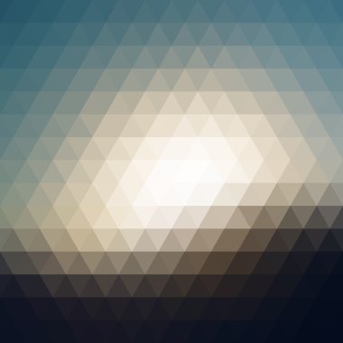 Digital triangle pixel mosaic