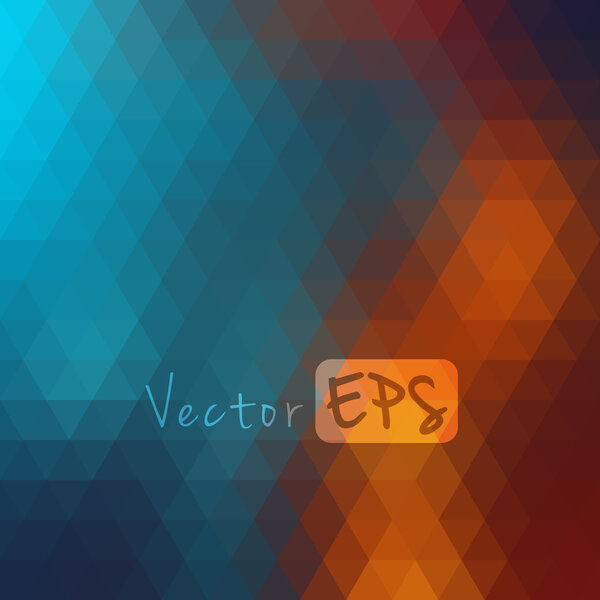 Цифровая треугольная мозаика
