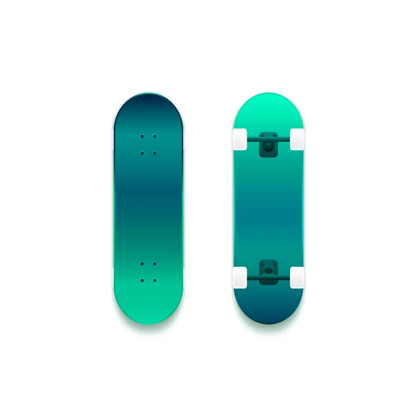 Set of vector skateboards — Stock Vector
