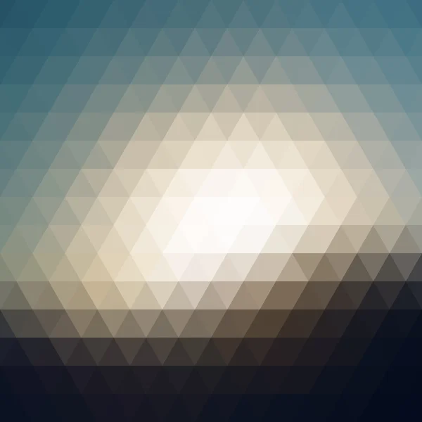 Mosaïque numérique triangle pixel — Image vectorielle