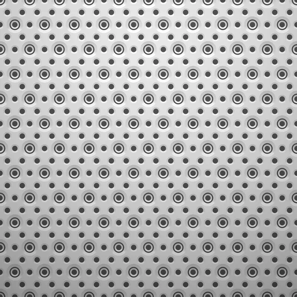 Texture métallique blanche avec trous — Image vectorielle