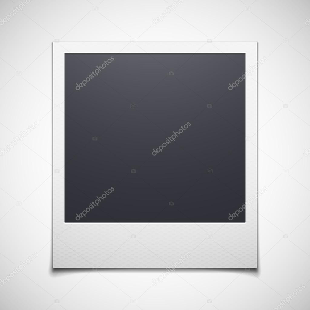 Photo frame isolated on white background