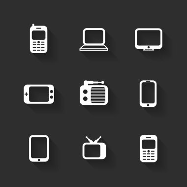 Tasarım düz simgeler vektör