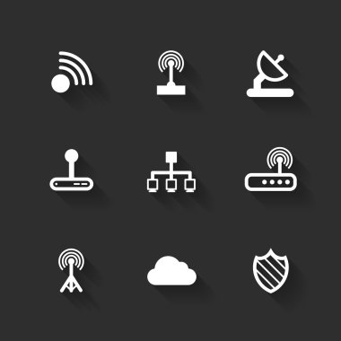 Tasarım düz simgeler vektör