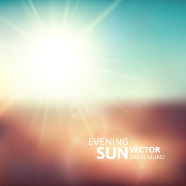 kahverengi alan ile bulanık akşam sahne