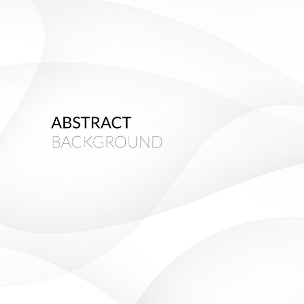 Abstract white background with smooth lines