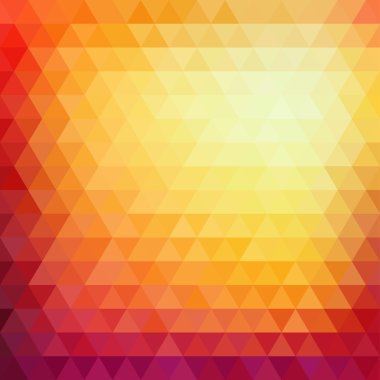 Retro mozaik desen üçgen geometrik şekiller