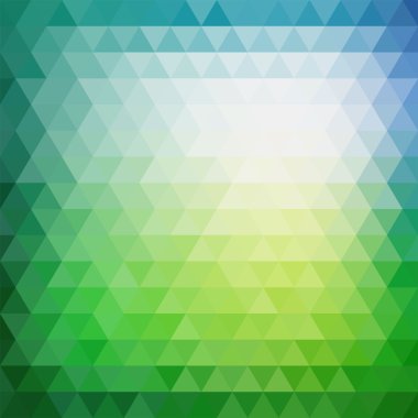 Retro mozaik desen üçgen geometrik şekiller