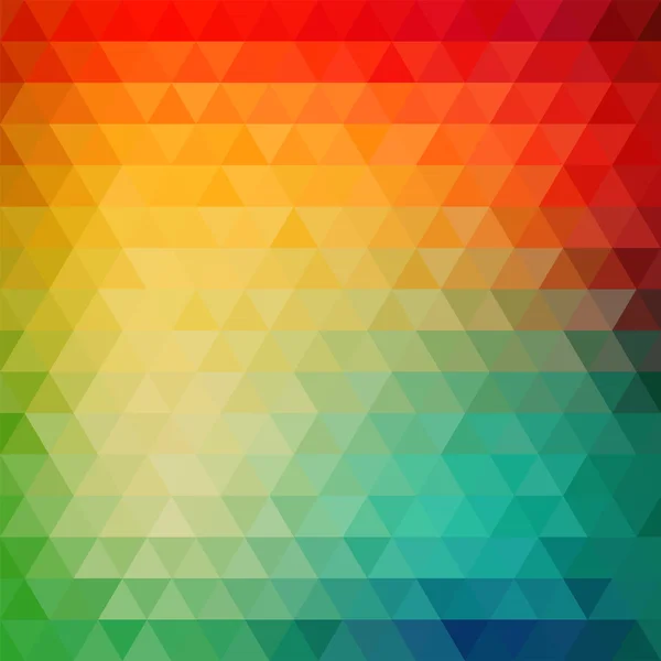 Retro-Mosaik aus geometrischen Dreiecksformen — Stockvektor