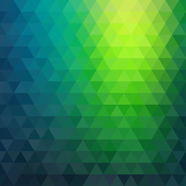 Retro mozaik desen üçgen geometrik şekiller