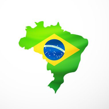 vektör bayrak haritalar, Brezilya
