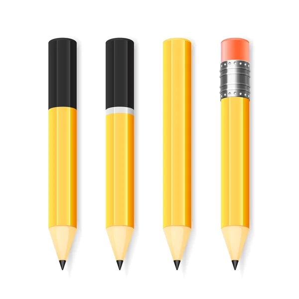 Jeu de crayons vectoriels — Image vectorielle