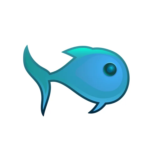 Голубая рыбка — стоковое фото