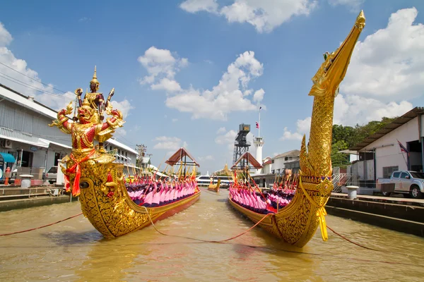 Barcaça real tailandesa, arte suprema da Tailândia — Fotografia de Stock