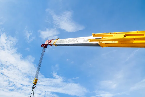 Hydraulic crane beam — Stock Photo, Image