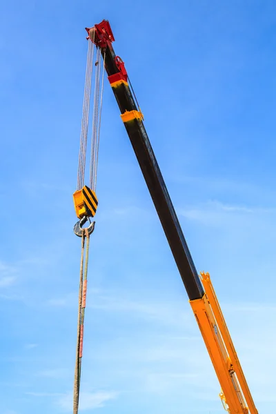 Hydraulic crane beam — Stock Photo, Image