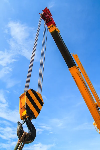 Hydraulic crane beam — Stock Photo, Image