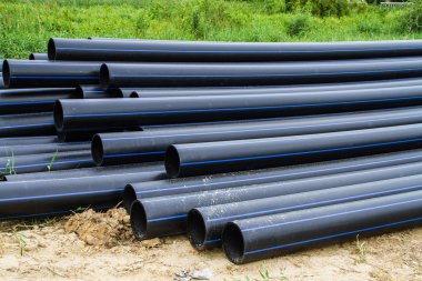 HDPE Boru inşaat sahasında su temini için