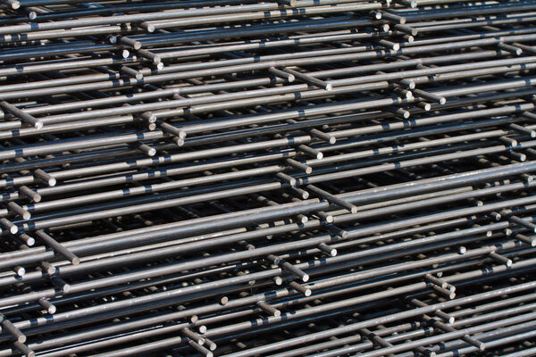 Pile of welded wire mesh