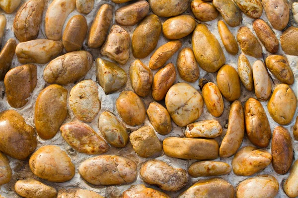Rounded pebble stones floor for a foot massage — Stock Photo, Image