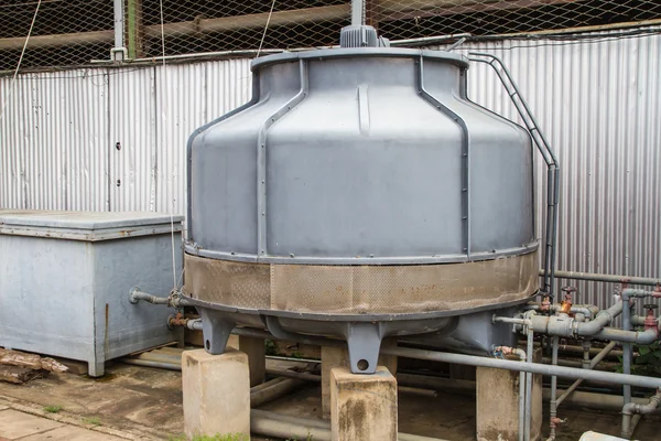 Old cooling unit of small factory — Stock Photo, Image