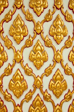Beyaz Tapınak duvarındaki Tay tarzı sanat doku