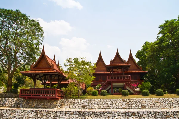 Thaise stijl huis — Stockfoto